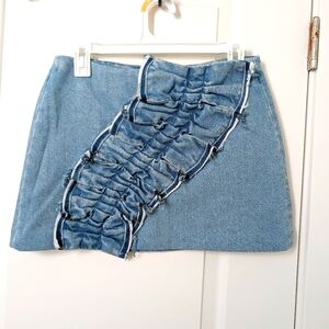 Zara denim skirt